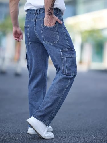 Image of ADBUCKS Men's Loose low Rise Jeans