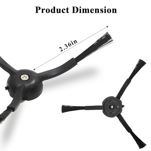 Image of Side Brushes Replacement Compatible with Roborock Q Revo /Qrevo S /Qrevo Pro /Qrevo Master /S8 /S8+ / S8 Pro Ultra /Q5 /Q7 /Q7Max /Q8 Max /S7 /S7 Max Ultra /S7 MaxV /S6 /S5 /S4 /E2 /E3 /E4 /E5 Robot Vacuum