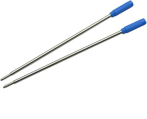 5 recambios de bolígrafo reemplazables, 4.5 pulgadas (4.6 in) y punta media de 0.039 in0.028 in, recambio de bolígrafo azulnegrorojo