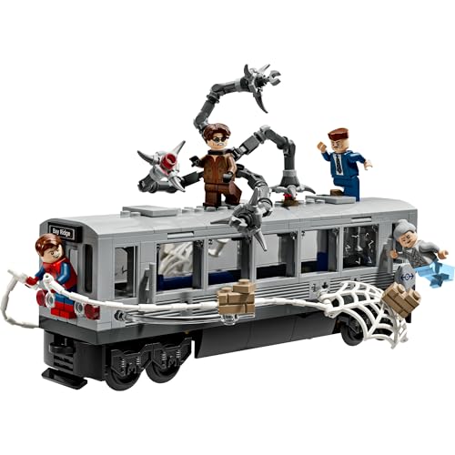 Image of LEGO Marvel Spider-Man vs. Doc Ock Subway Train Scene Building Toy 76321 for 9+ Gift for Boys and Girls
