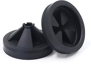 2 Pieces Garbage Disposal Splash Guards, 3.15 Inch Replacement Sink Baffle, Sink Baffle Food Waste Disposer Parts, Sink Baffle Quiet Collar for Garbage Disposals