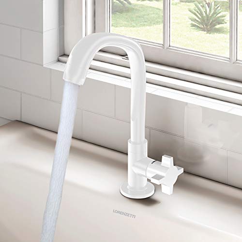 Torneira Lavatório Mesa Fitt Branco 1195 F64 Lorenzetti