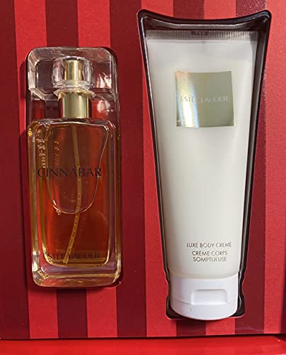 Estee Lauder Cinnabar Exotic Duo Eau De Parfum 1.7 Fl. Oz. Body Lotion 3.4 Fl. Oz. For Women Set #TOP1