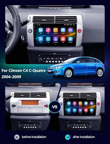 Radio 2 DIN para Citroen C4: soluciona la falta de conectividad con Carplay inalámbrico 2