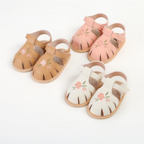 Image of Infant Baby Boys Girls Summer Sandals Party Wedding Dress Flats Shoes Newborn Crib Shoes First Walkers Prewalkers 0-18 Months