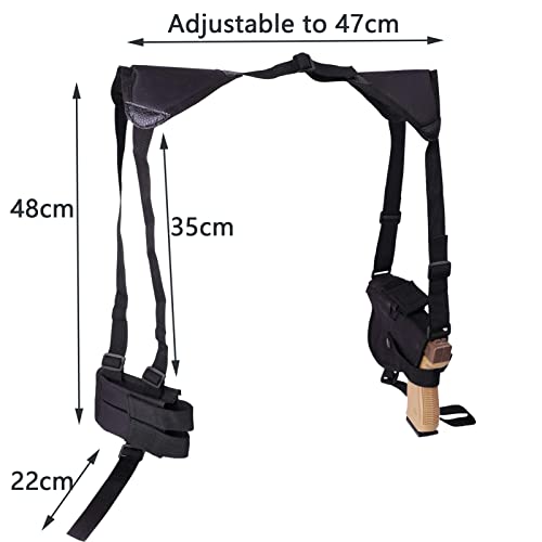 ZONSUSE Shoulder Holster, Vertical Gun Holster, Concealed Gun Holster Shoulder, Tactical Pistol Holster - Image 2
