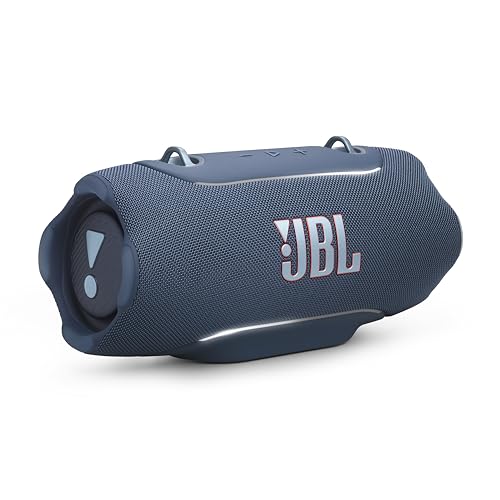 Image of JBL Xtreme 5 - Portable Waterproof Speaker - Blue | Legendary JBL sound that hits harder with AI Sound Boost, Up to 28 hours of playtime, Shoulder strap with floating hooks
