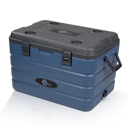 your GEAR Coolah Kühlbox - 4 Größen - 10, 30, 40, 60 Liter - passiver Kühlbehälter, 47 Std. Kühlleistung, Kühltasche, Eisbox, Isolierbox warm & kalt, Camping Picknick, Festival (60 Liter)