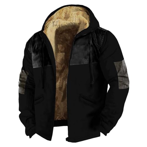 Pull d'hiver pour homme en polaire thermique chaud épais manteaux en laine