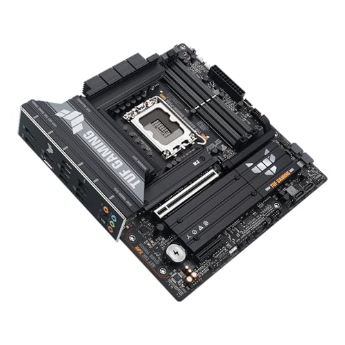 ASUS TUF GAMING B760M-PLUS Mainboard Sockel Intel LGA 1700 (Intel B760, mATX, DDR5 Speicher, PCIe 5.0, 2x M.2, Thunderbolt 4, Aura Sync) – Ansicht 5
