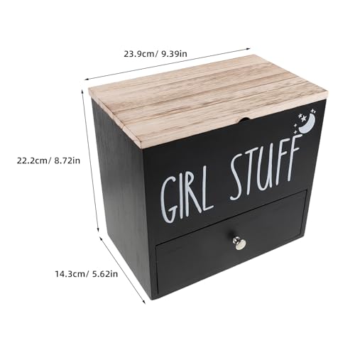 Boîte de rangement tampons pour une salle de bain zen et propre