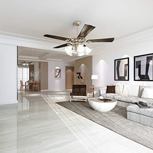 Hansang E12 Led Bulb 5000K Daylight 8 Pack Ceiling Fan Light Bulbs, A15 Candelabra Led Bulbs For Chandelier,6W 60W Incandescent Equivalent,600Lm,120V,Non-Dimmable #TOP6