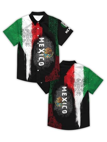 Men's Hawaiian Shirt Short Sleeve Casual Button Down Shirt Novelty Print Tropical Beach Shirt4