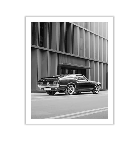 Poster Master Car Canvas - Car on Street Print -
