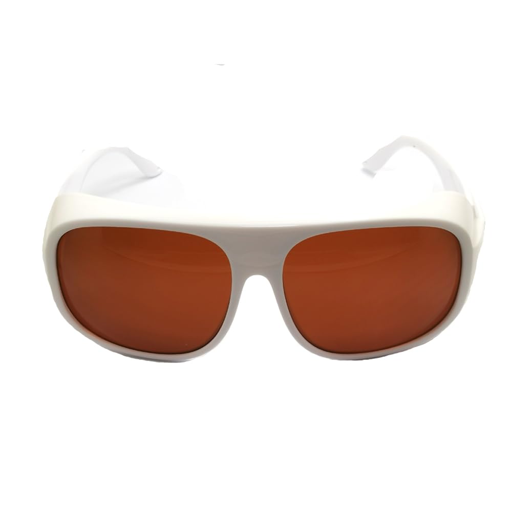 Gafas protectoras láser infrarrojas de 180-532 nm y 900-1080 nm, 532 nm y 1064 nm O.D 5+ 52#, protección láser YAG y KTP Q-Switched