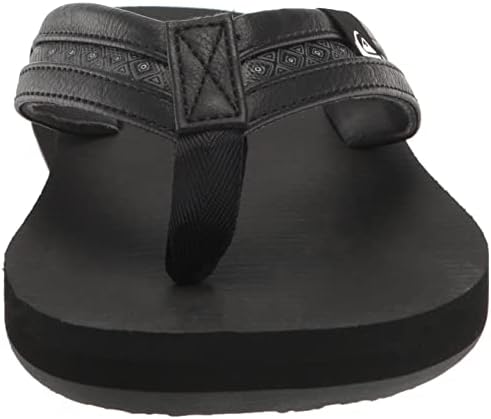 Quiksilver Men's Carver Squish Flip Flop Sandal, Black 1, 12 | Image 1