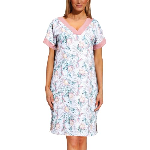 Chemise de nuit rose Cornette Allison 3 anti-irritation taille S