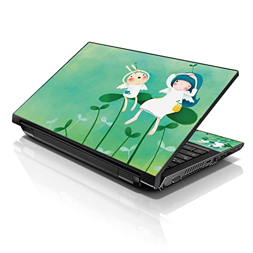 Image of LSS Laptop 15 15.6 Skin Cover with Colorful Spring in The Air Pattern for HP Dell Lenovo Apple Asus Acer Compaq - Fits 13.3 inch 14 inch 15.6 inch 16 inch (2 Wrist Pads Free)