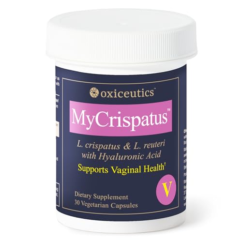 MyCrispatus Probiotic High CFU L. crispatus + L. reuteri LRDR + Hyaluronic Acid by Dr. William Davis Dual Use: Oral & Fermented Dairy 30 Veg Capsules