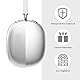 Ainiv 2pcs Clear Hülle für AirPods Max, Weiche TPU Case Transparent Schutzhülle, Anti-Fingerabdruck, Anti-Kratzer & Anti-Staub, Weiche TPU Klar Anti-Scratch Schutzhülle für AirPod Max-Transparent