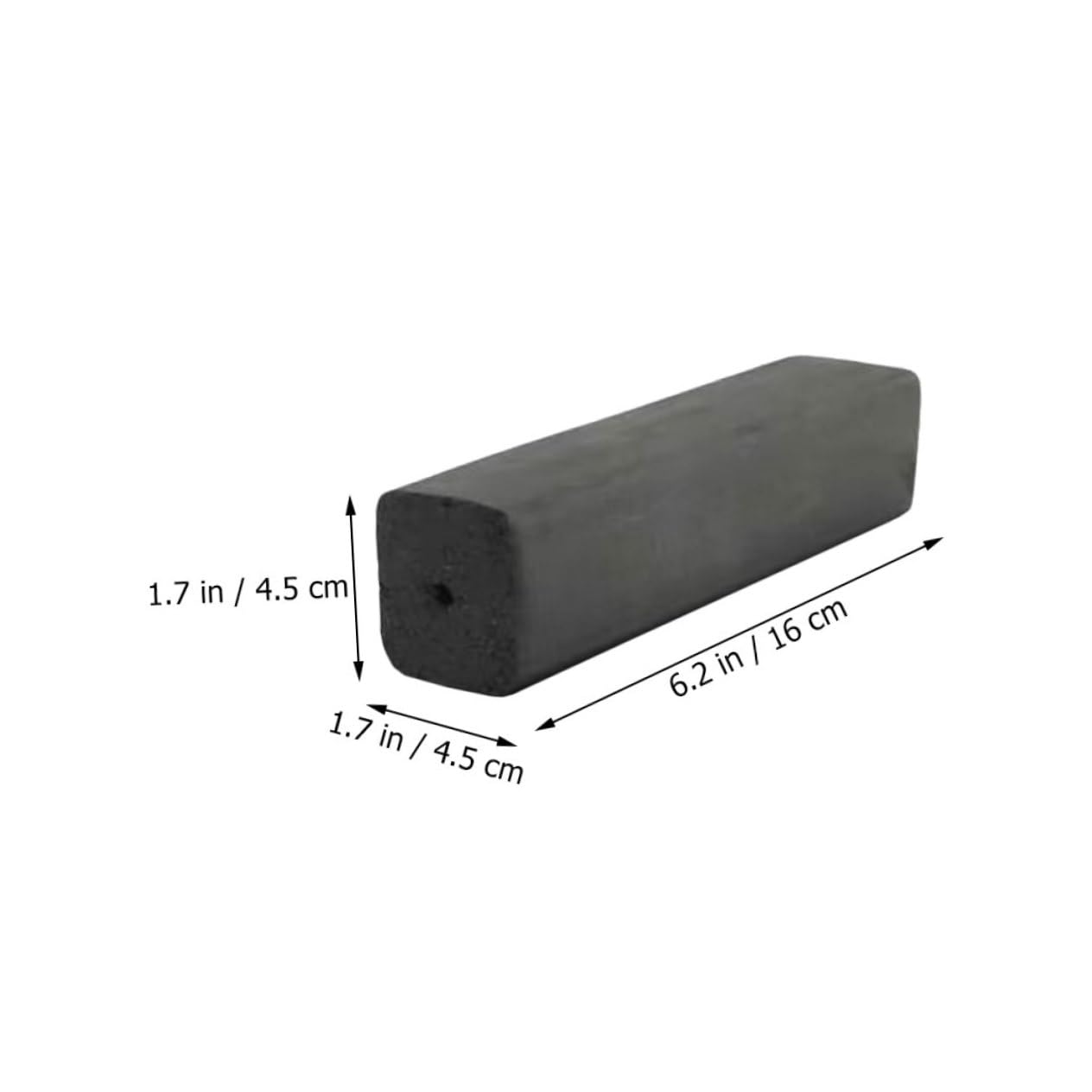 HANABASS Bambú Carbón 5 Piezas Negro Vegetal para Barbacoa
