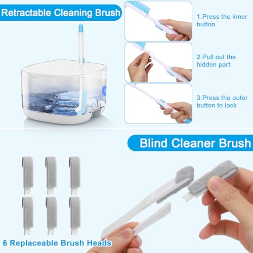 XANGNIER Dehumidifier Cleaner Brush Kits,12pcs Dehumidifiers Cleaning Brush Tools Accessories - Thumbnail 4