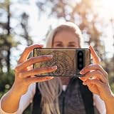 Carveit Etui do Google Pixel 8 Pro, etui na telefon komórkowy z drewna Cover, zderzak odporne na uderzenia, miękkie etui z tworzywa TPU, etui na telefon komórkowy kompatybilne z Pixel 8 Pro Etui