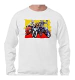 MERCHANDMANIA Sudadera Ratones motoristas Motos Serie Retro gamberros Sweatshirt