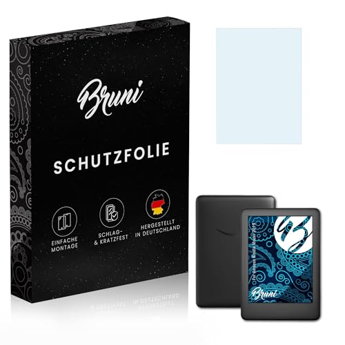 Bruni Screen Protector compatible with Amazn Kindl Model 2019 Protector Film, crystal clear Protective Film (2X)