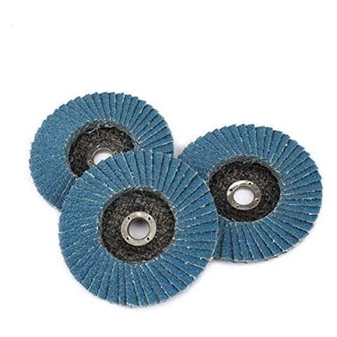 3pcs 75mm Grinding Wheels Flap Discs 3 Inch Angle Grinder Sanding Discs Metal Plastic Wood Abrasive Tool (Size : 75mm) Cover