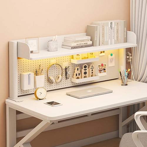 Scrivania nizer ed estensore – Postazione di lavoro per home office, pannello privacy gaming, accessori da scrivania per computer, sistema di scaffali desktop per spazio di lavoro efficiente