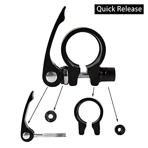 image for CEDAR BRIGHT Bike Seatpost Clamp Aluminium Alloy - Bicycle Quick Relea