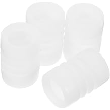 VANZACK Ice Cream Machine Sealed Ring Replacement, 4pcs Silicone Corrugated Seal Sleeves, Elastic Sealing Gaskets for Ice Cream Maker Maintenance and Repair