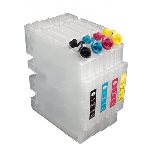 Inkpro Empty Refillable Gc-41 Gc41 Ink Cartridges Sg2100 Sg3100 Sg3110Dn Sg400 Sg800 Sg400Na Sg800Na Refill With Dye Pigment Sublimation Ink, Black Cyan Magenta Yellow #TOP3