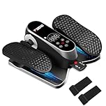 TODO Mini Under Desk Elliptical Machine, Elliptical Pedal Exerciser for Home, Cross Trainer with Remote Control & Non-Slip Pad, 12 Adjustable Speed, Low Impact, Portable