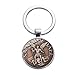 Produktbild Inveroo Vintage Erzengel St.Michael Charm Schlüsselanhänger Schützen Mich Saint Schild Schutz Gerechtigkeit Zeichen Schlüsselanhänger Christian Heilige Geschenk