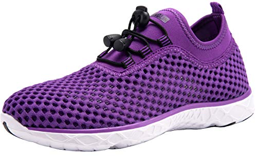 Image of Women's Quick Drying Aqua Water Shoes,3-Second Drainage & All-Terrain for Swimming,Hiking,Yoga