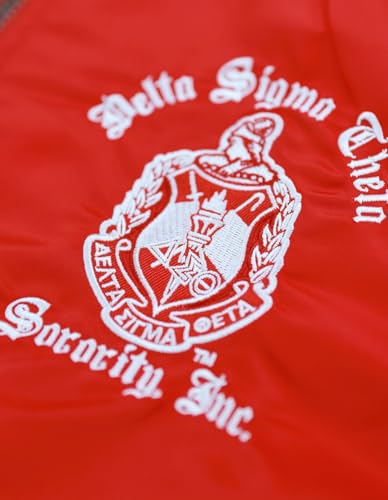 Delta Sigma Theta Bomber Jacket Red3