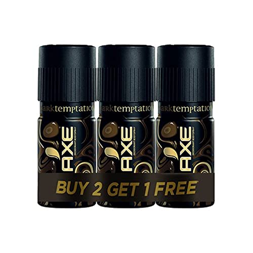AXE Dark Temptation Deodorant for Men, 150ml (Buy 2 Get 1 Free)