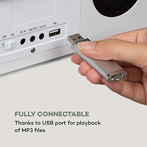 auna Silver Star stereo internetradio met DAB+ / FM, WLAN-radio, webradio met Bluetooth, 2 x 8 watt RMS, USB, app… - Image 8