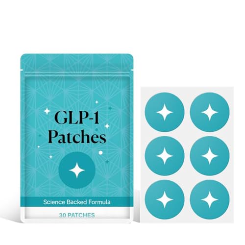 Parches De GLP-1 Para Hombres Y Mujeres, Parche Cosmético Con Ingredientes Naturales (1 Pack, 30 Count)