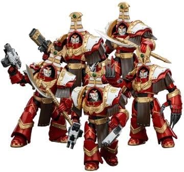 JOYTOY Warhammer 30K 1/18 Action Figure The Horus Heresy Thousand Sons 5PCS Collection Model Birthday Gifts 5.35 inch