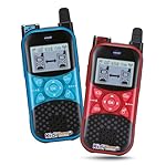 VTech - KidiTalkie Explorer Azul/Rojo, Walkie-Talk...: WALKIE-TALKIE: Función walkie-talkie que permite hablar a distancia con un amigo, manteniendo una comunicación clara y fluida. Además, puedes enviar divertidos sonidos ya programados para hacer la conversación más amena y entretenida. LINTERNA: Inclu...