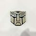 JUULLN Autocollants en Plastique 3D Autocollants de Voiture Cool Autobots Logo Transformers Badge Badge Emblem Decal Décalque de vélo Décoration de Voiture Logo de Coffre de Voiture en métal 3D