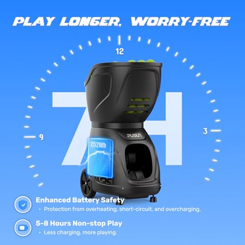 PUSUN Tennis Ball Machine durability features
