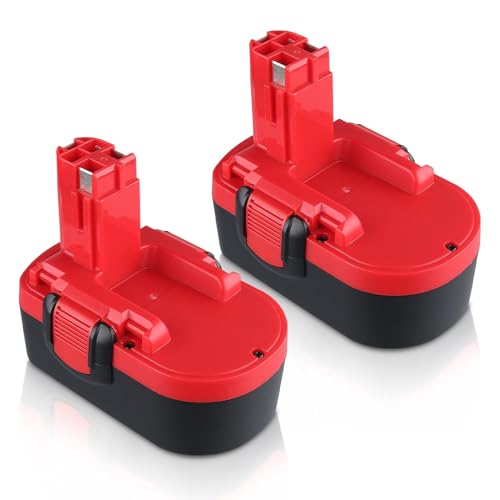 VANON 2Packs 4.8Ah Ni-Mh Battery Raplacement for Bosch 18V Battery