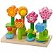 HABA Bonita Garden - 25 Piece Wooden Mix & Match Stacking Peg Toy
