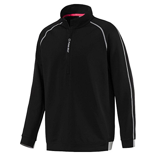 Puma Golf Men's 2018 PWR Warm 1/4 Zip Popover, Large, Puma Black