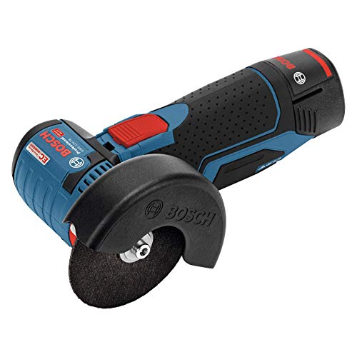 Bosch Professional 12V System Akku Winkelschleifer GWS 12V-76 (3 Trennscheiben, Scheibendurchmesser: 76 mm, inkl. 2x3.0Ah Akkus und Ladegerät, im Karton) – Bild 5