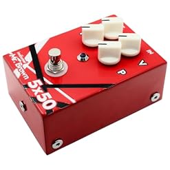 Hand-made distortion Pedal, classic High Gain distortion Guitar Pedal from Crunch to Heavy Metal, True Bypass, DC 9V, Pedal for Electric Guitar RED - Les Beatles, Paul McCartney, John Lennon, RIngo Starr, George Harrison